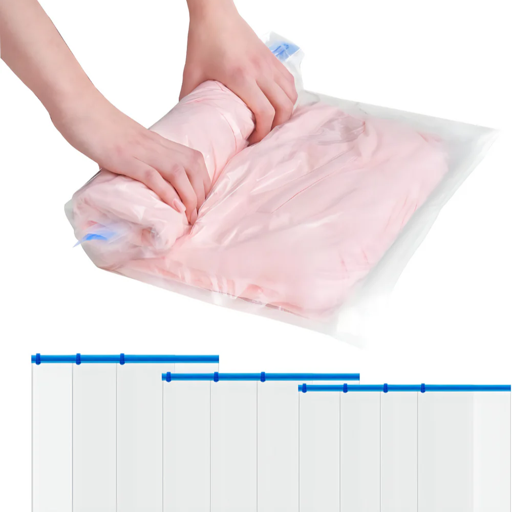 Samokompresione vakuumske kese – ušteda prostora do 80% bez usisivača