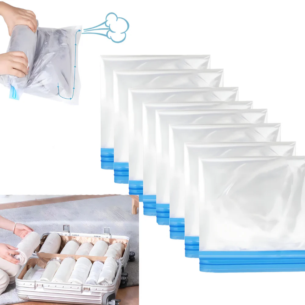 Samokompresione vakuumske kese – ušteda prostora do 80% bez usisivača