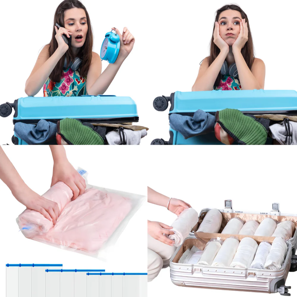 Samokompresione vakuumske kese – ušteda prostora do 80% bez usisivača