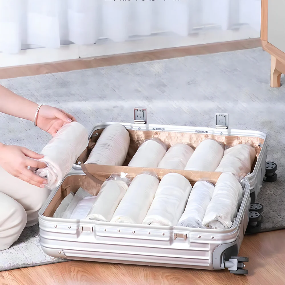 Samokompresione vakuumske kese – ušteda prostora do 80% bez usisivača