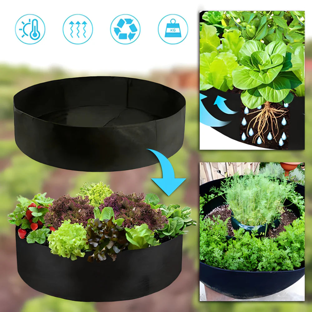 Baštenska vreća od tkanine – Platnena povišena leja za sađenje raznih biljaka - MNE Shop ME