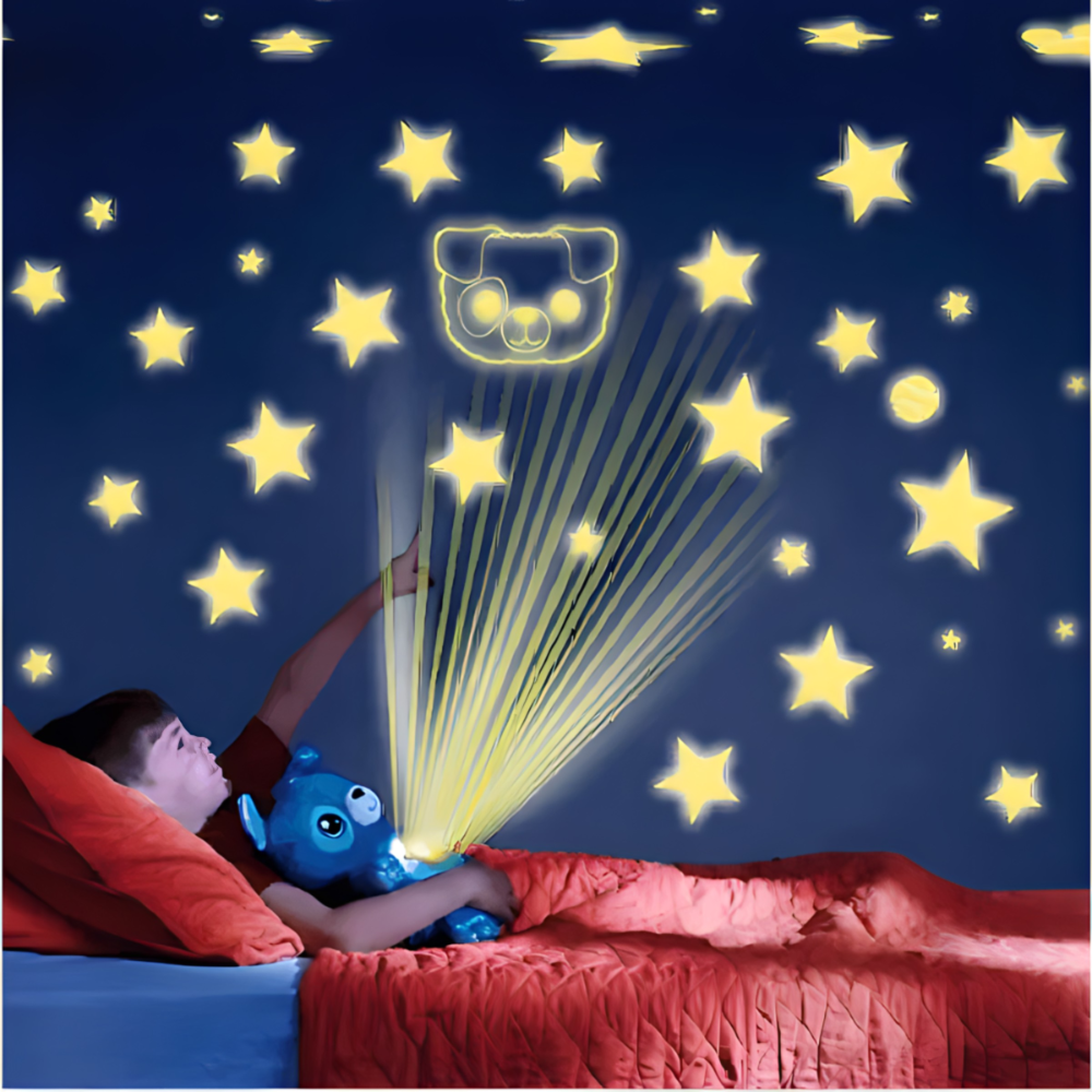 Carobni plisani medvjedic sa projektorom za zvjezdano nebo - MNE Shop ME