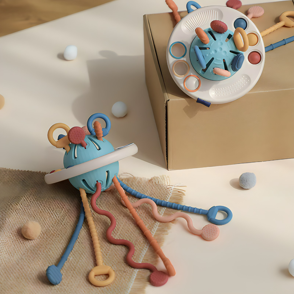 Edukativna igracka sa trakama za bebe i djecu – Montesori koncept - MNE Shop ME