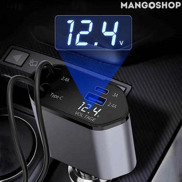 Pametni auto punjač 4u1