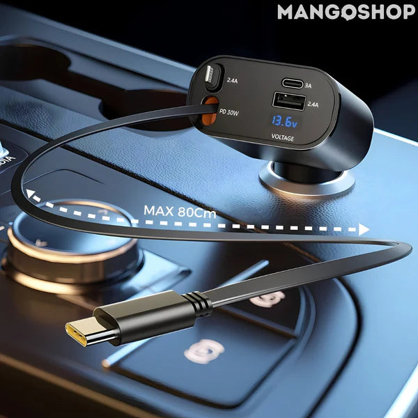 Pametni auto punjač 4u1