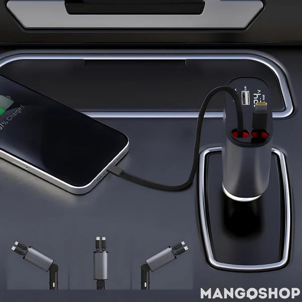 Pametni auto punjač 4u1