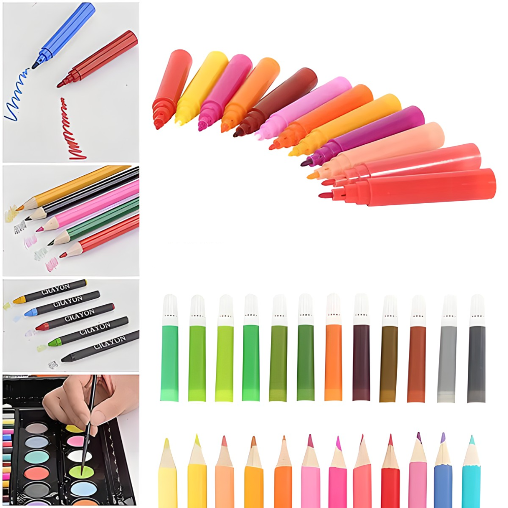 Set bojica za djecu - komplet za crtanje od 150 dijelova - MNE Shop ME