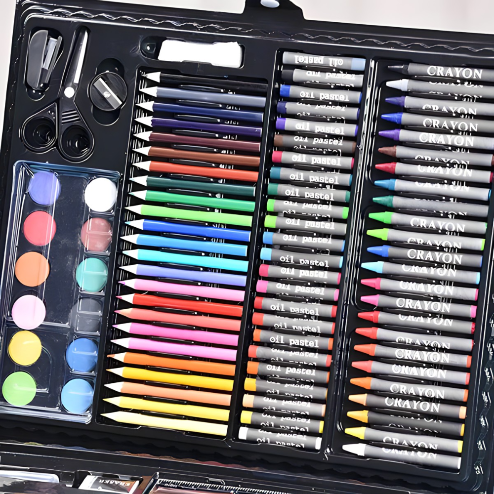 Set bojica za djecu - komplet za crtanje od 150 dijelova - MNE Shop ME