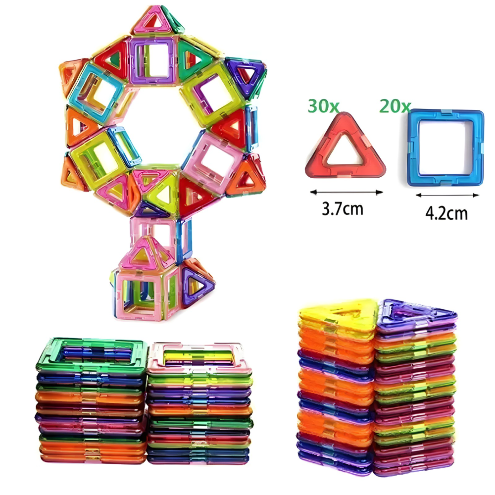 3D magnetni građevinski set blokova za djecu - MNE Shop ME