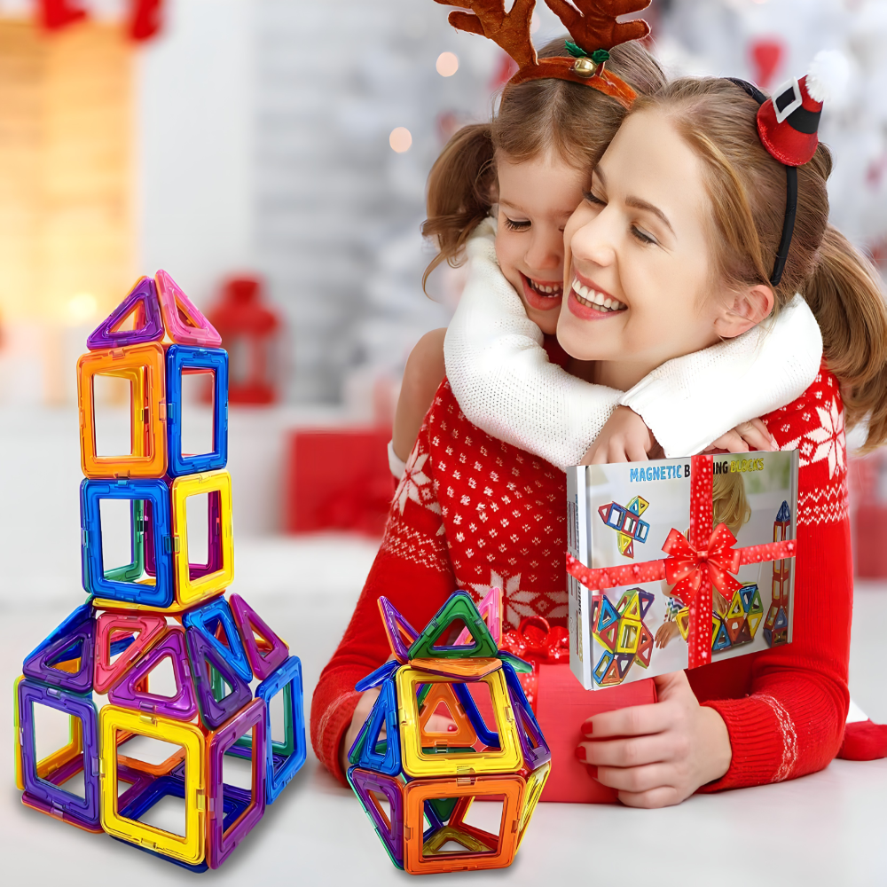 3D magnetni građevinski set blokova za djecu - MNE Shop ME