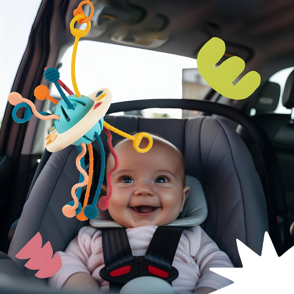 Edukativna igracka sa trakama za bebe i djecu – Montesori koncept - MNE Shop ME