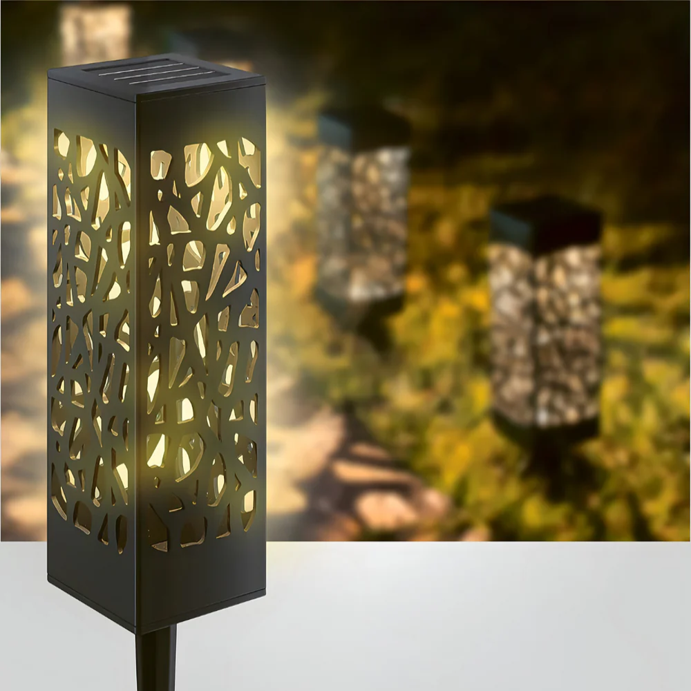 Baštenske solarne lampe sa senzorom 2 komada