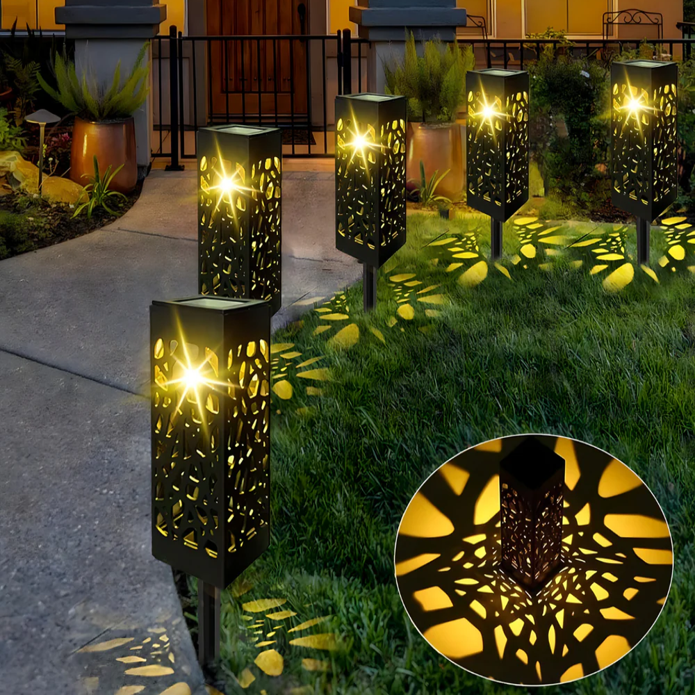 Baštenske solarne lampe sa senzorom 2 komada