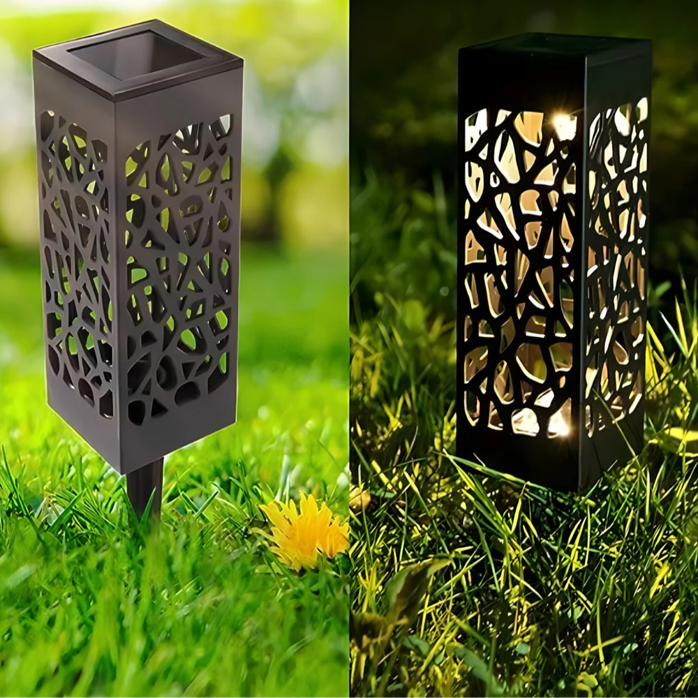 Baštenske solarne lampe sa senzorom 2 komada