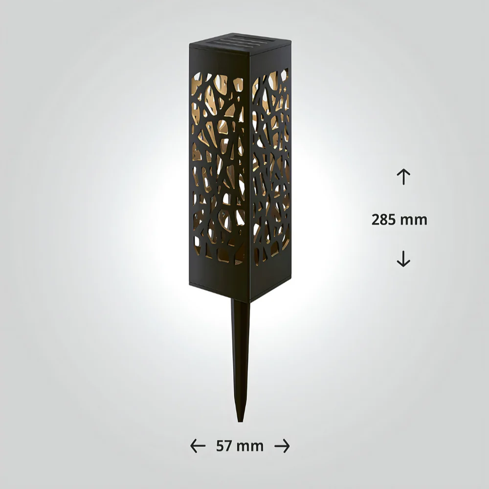 Baštenske solarne lampe sa senzorom 2 komada