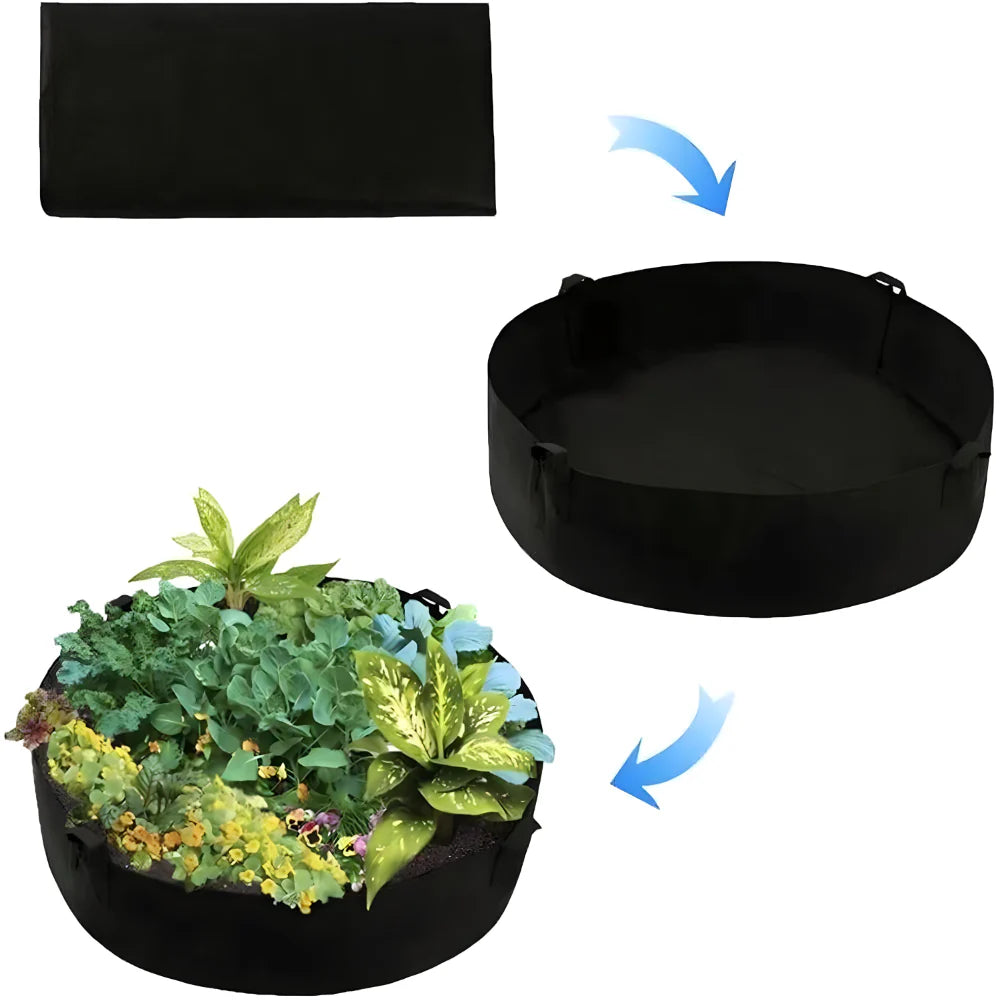 Baštenska vreća od tkanine – Platnena povišena leja za sađenje raznih biljaka - MNE Shop ME