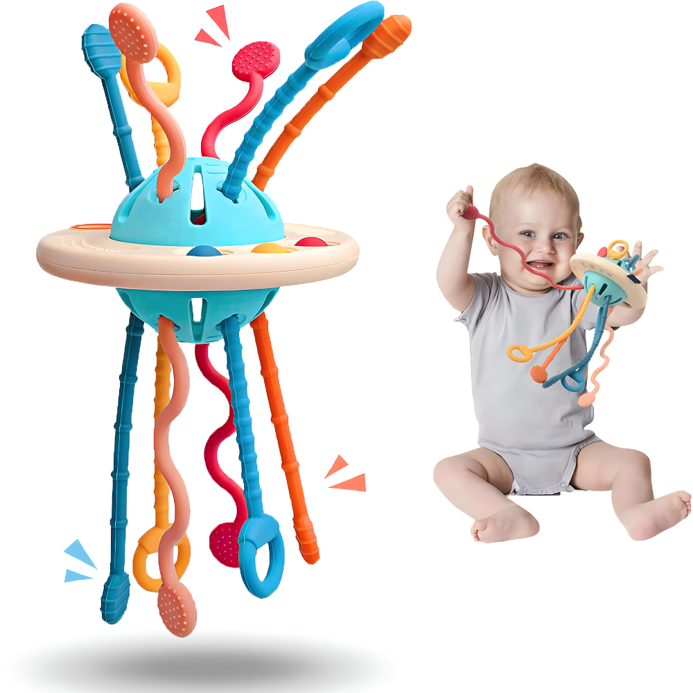 Edukativna igracka sa trakama za bebe i djecu – Montesori koncept - MNE Shop ME