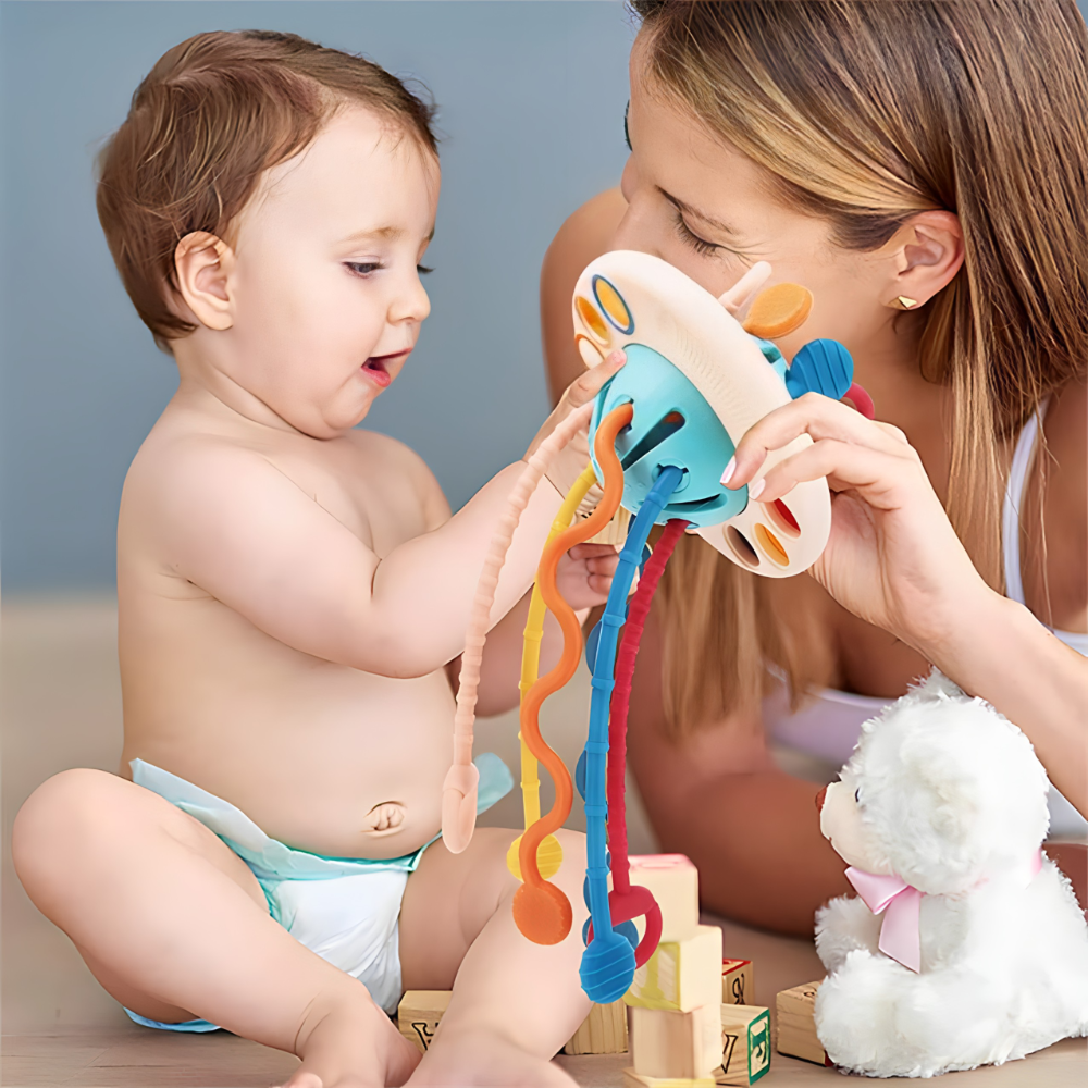 Edukativna igracka sa trakama za bebe i djecu – Montesori koncept - MNE Shop ME