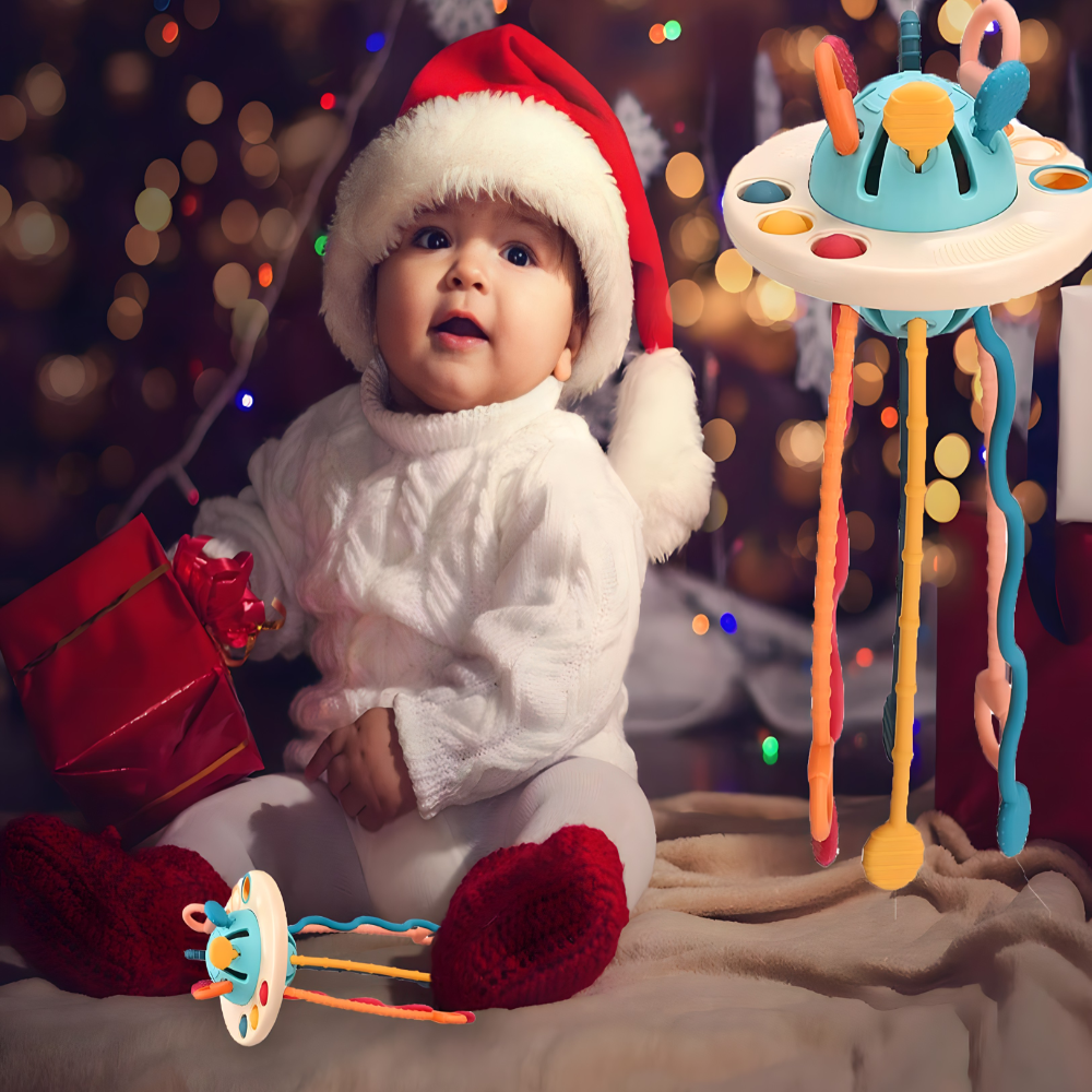 Edukativna igracka sa trakama za bebe i djecu – Montesori koncept - MNE Shop ME