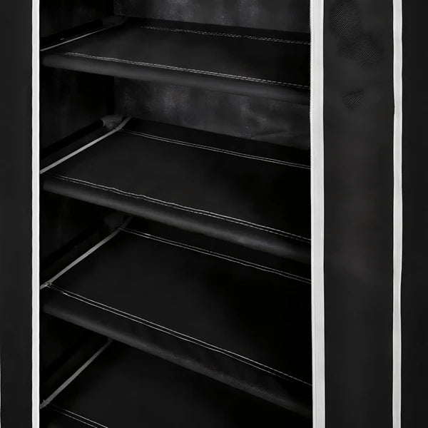 Prenosivi stalak za cipele sa pokrivačem - do 40 pari obuće