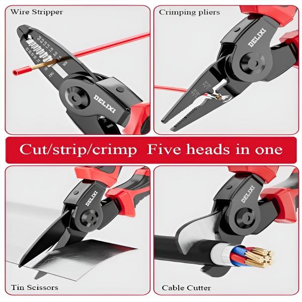 5 u 1 višenamjenska kliješta i set makaza | UNIPLIERS