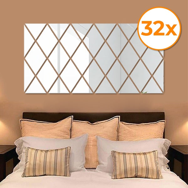 Zidne naljepnice ogledala (32 komada) | WALLGEM