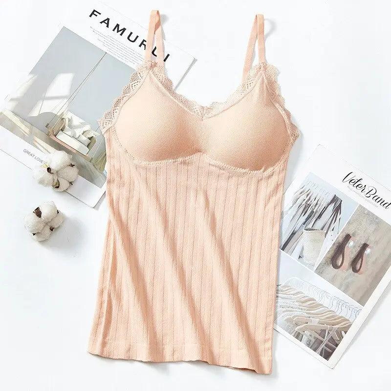 Zenska pamucna majica sa grudnjakom - MNE Shop ME