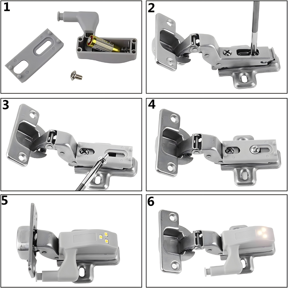 LED lampe sa senzorom za ormar - šarke - MNE Shop ME